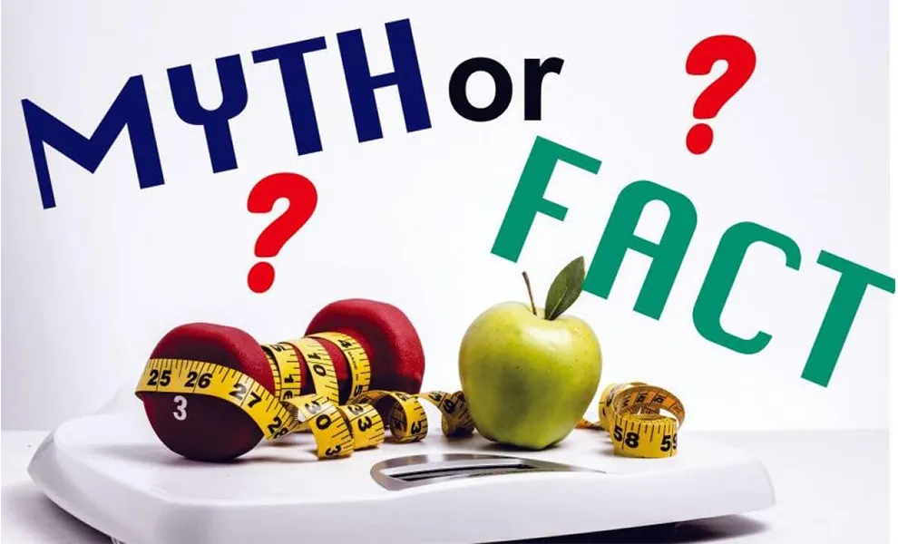 3 Common Weight Loss Myths and Facts