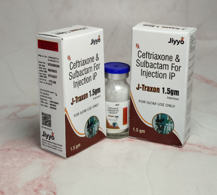J-Traxon 1.5 gm Injection | Prescription Antibiotic by Jiyyo